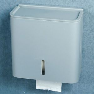 Toiletrolhouder Badkamer Waterdichte Tissue Lade Case Roll Papier Buis Opbergdoos Nail Gratis Ondersteuning Box Lade Tissue Doos plank