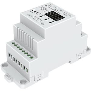 DMX512 Om 4CH 0-10V Decoder 0-10V Led Dimmer DMX512 Signaal Naar 0-10V Signaal Rgb/Rgbw Controller 4 Kanaal Dimmer 5-24V