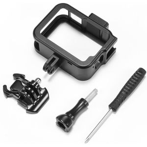 Yiwa Camera Beschermende Frame Voor Gopro Hero 8 Zwart Action Aluminium Metal Case Behuizing Shell Full Body Bescherming R40