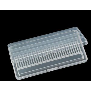 1 Pc 20/30 Gaten Plastic Houder Transparante Nail Boor Acryl Box Display Stand Container Voor 3/32 "Bit Boor tool