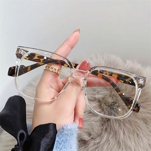 Oulylan Anti Blauw Licht Brilmontuur Vrouwen Mannen Oversized Vierkante Brillen Frames Computer Transparante Recept Bril