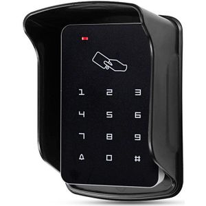 Standalone 125Khz Toegangscontrole Toetsenbord Rfid Toetsenbord Waterdicht Cover Controller 10 Stuks Keyfobs Voor Deur Toegangscontrole Systeem