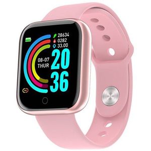 Y68 Smart Fitness Armband Bloeddruk Hartslagmeter Stappenteller Cardio Armband Mannen Vrouwen Smart Horloge Voor Ios Android