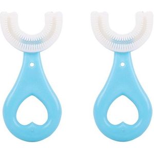 Baby Tandenborstel U-Vormige Handleiding U-Vormige Tandenborstel 2-3-6-12 Jaar Oude Baby zachte Wol Siliconen Automatische Elektrische Tandenborstel