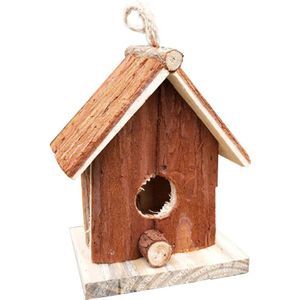 Houten Vogel Huis Hummingbird Huis Buiten Opknoping Handgemaakte Outdoor Vogelhuisje Nest Voor Tuinieren Decoratie