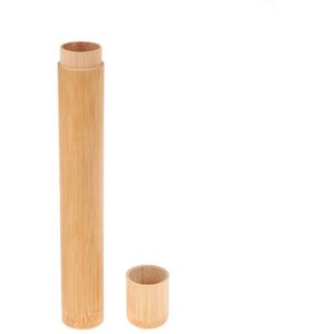 1 pc Bamboe Buis Houtskool Tandenborstel Natuurlijke Fiber Ultra Zachte Bamboe Houtskool Borstel Tanden Reinigen
