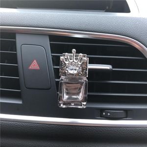 Mooie Metalen Spider Glazen Fles, Auto Lucht Decoratie Parfum Clip Luchtverfrisser Cross Automobiel Molding Parfum Geen Parfum