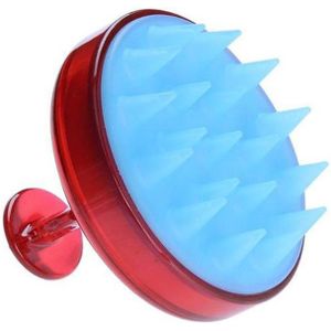 1Pc Siliconen Hoofd 5 Kleuren Body Hoofdhuid Massage Borstel Kam Shampoo Haar Wassen Kam Douche Borstel Bad Spa Afslanken massage Borstel