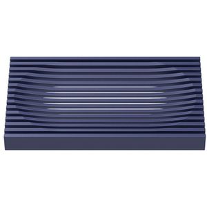 1Pcs Zachte Rubberen Anti-Vallen Persoonlijkheid Dubbelzijdige Zeepkist Voor Badkamer Aanrecht Plaatsen Zeep Mop