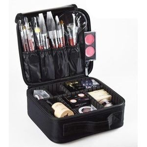 Vrouwelijke Mode Professionele Make-Up Koffer Voor Cosmetica Case Marmer Vrouwen Grote Cosmetische Tas Leer Voor Manicure Brush Case