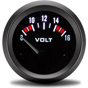 52Mm Auto Voltmeter Auto Volt Meter 8 ~ 16V Zuinig Voltage 12V Auto Accessoires 2 Inch gauge Pod Houder Plastic