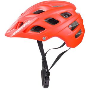 Exclusky Mtb Fietshelm Rood Mountainbike Road Fiets Helm Mannen Outdoor Sport Skateboard Cap Foxe Flux Size 56 ~ 61Cm D