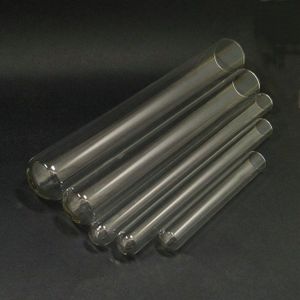 20 stks/partij glas 18/20/25/30mm transparante reageerbuizen Ronde Bodem voor Laboratorium