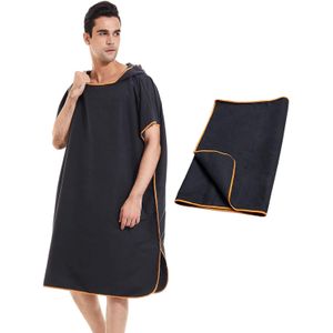 Surf Poncho Strand Veranderende Handdoek Gewaad Met Kap Voor Surfen Zwemmen Drifting Baden Volwassenen Mannen Vrouwen