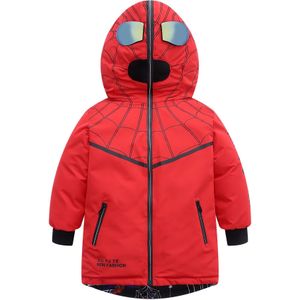 Kinderen Jas voor jongen met glazen bovenkleding bont parka casual warm jongens hoodded jas baby warm jassen peuter meisje snowsuit