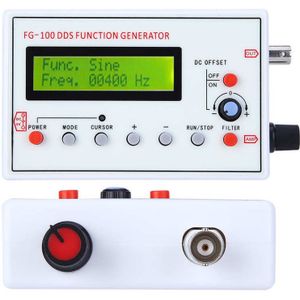 FG-100 Dds Functie Generator Sinus Frequentie 1Hz-500Khz Teller Signaal Bron Generator Meter