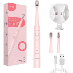 Seago Elektrische Tandenborstel Type C Usb Oplaadbare Sonische Tandenborstel 5 Modus Smart Timer Tandenborstel Voor Volwassen Ipx7 Waterdicht
