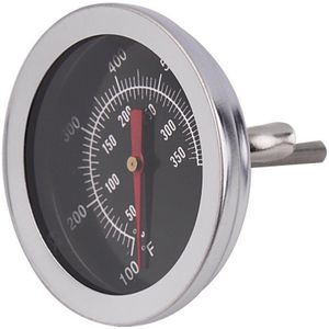 Rvs Bbq Smoker Pit Grill Bimetaal Thermometer Temp Gauge Met Dual Gage 500 Graden Koken Gereedschap