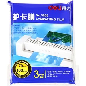 3 ""plastic film lamineren film lamineren film 7c 100 vellen waterdichte foto laminator crispate 66x95mm