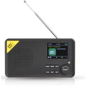 Draagbare Bluetooth Digitale Radio Dab/Dab + En Fm Ontvanger Oplaadbare Lichtgewicht Thuis Radio