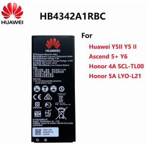 100% Originele HB4342A1RBC 2200Mah Batterij Voor Huawei Y5II Y5 Ii 2 Ascend 5 + Y6 Honor 4A SCL-TL00 Honor 5A LYO-L21 Smart Telefoon