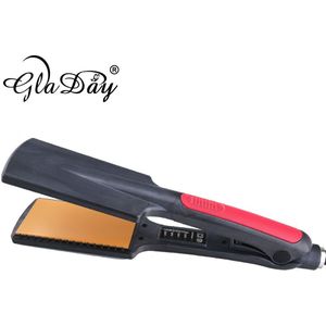 Professionele Snelle Verwarming Keramische Stijltang Brede Platte Ijzer Thermoregulator Stijltangen Styling Tool