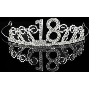 18th Verjaardag Koningin Prinses Kroon Decoraties Party Crown Voor Vrouwen Gelukkig Verjaardag Hoofdband Bruiloft Hoofddeksels Haar Decoratie
