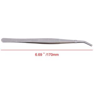 Reptiel Voeden Tang Lange Pincet Rvs Veilig Rechte Gebogen Pincet Feeder Tool Voor Snake Lizard Spider Reptiel