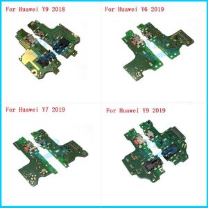 Originele Voor Huawei Y6 Y7 Y9 Usb-poort Opladen Dock Connector Module Board Microfoon Flex Kabel