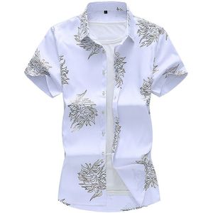 Plus Size 5XL 6XL 7XL Mannen Bloem Overhemd Zomer Stijl Mode Toevallige Korte Mouwen Hawaiiaanse Shirt Mannelijke gedrukt Top
