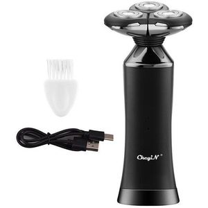 Waterdichte 3D Drijvende Elektrische Scheerapparaat Usb Snel Opladen Krachtige Mannen Scheermes Intelligente Sensor Baard Trimmer Cutter Li Batterij 31