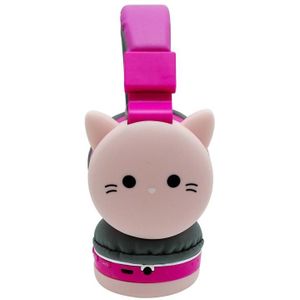 Kat Oortelefoon Bluetooth Headset Oortelefoon Draadloze Hoofdtelefoon Stereo Sport Oortelefoon Microfoon Headset Handenvrij MP3 Speler Voor Kind