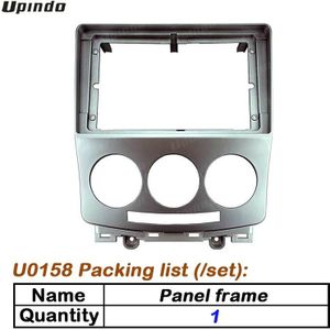 2 Din 9 Inch Auto Radio Dvd Gps Mp4 Abs + Pc Plastic Dashboard Dashboard Frame Voor Mazda 5 2006