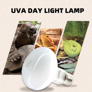 Uva + Uvb Reptiel Verwarming Lamp 220V Heater Lamp Voor Schildpad Hagedis Reptiel Huisdier Daglicht Lamp Aquarium Met Temperatuur controller