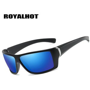 RoyalHot Mannen Vrouwen Gepolariseerde Blauwe Sport Zonnebril Vintage Zonnebril Retro Eyewear Shades Óculos masculino Mannelijke 900179
