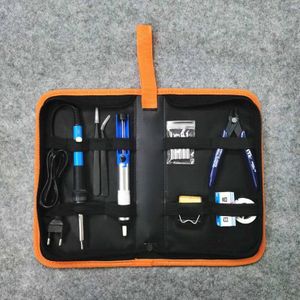 Chanseon Eu/Us 60W Verstelbare Temperatuur Elektrische Soldeerbout Kit Lassen Repair Hand Tool Set Met Lassen gereedschap