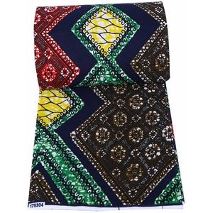 Ankara Prints Batik Stof Echte Wax 100% Katoen Ghana Wax Africain Naaien Materiaal Voor Jurk 6 Yards Top