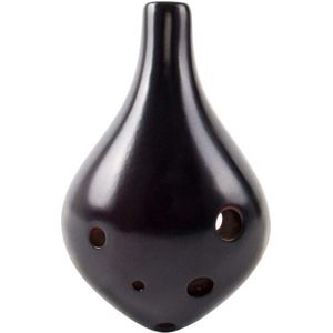 6 Hole Ocarina Keramische Alto C Ocarina Fluit (Neck Strap Cord Met Liep Kleur)