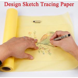 46M Kleurrijke Schets Tracing Papier Schetsen Voorlopige Doorschijnende Craft Kopiëren Kalligrafie Tekening Technische Papier