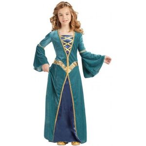 Prinses Kostuum Middeleeuwse Groen Voor Meisje 3 Tot 4 Jaar