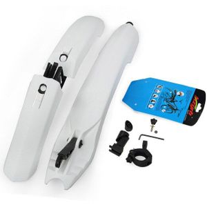 26 inch Fiets Spatbord Set met LED Achterlicht Flexibele Voor Achter Fiets Spatbord Fenders Fietsen Spatlap Fiets Vleugels