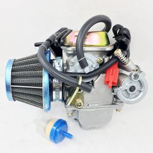 1pc 100% Brand Carburateur Carb W/Filter Voor Gy6 150cc Scooter Roketa SUNL Go-Kart GY6 PD24 Past voor de meeste merken