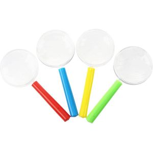5 Pack 4 Stuks Plastic Mini Vergrootglas Kinderspeelgoed