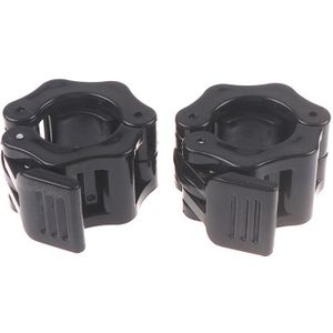 1 Paar Spinlock Kragen Barbell Kraag Slot Dumbell Clips Klem Gewichtheffen Bar Gym Halter Fitness Body Building 25/28/30Mm