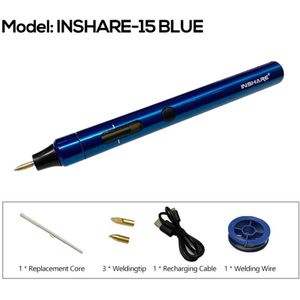 Elektrische Soldeerbout Set Huishouden Mini Draagbare Soldeerbout Usb Oplaadbare Elektrische Lassen Pen 5S Snel Verwarming Up