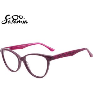 Sasamia Bril Frames Voor Vrouw Prescription Optic Vrouw Frames Gradiënt Computer Brilmonturen Blauw Licht Brilmonturen
