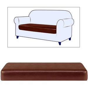 Pu Waterdichte Sofa Leer Sofa Kussen Hoes Bank Loveseat Couch Cover Elastische Zits Fauteuil Sofa Protector