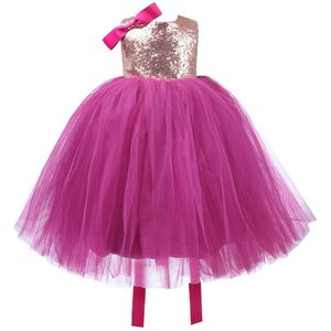 Golden Sequin Tulle Pasgeboren Baby Meisje Jurk Violet Kant Doop Jurk Kinderen 1 jaar Verjaardagsfeestje Trouwjurk Vestido infantil