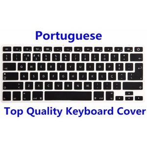 Engels Italiaans Spaans Portugees Hebreeuws Arabisch Russisch Frans Laptop Toetsenbord Cover Skin Voor Macbook Air Pro Retina 13 15 17
