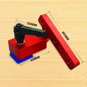 Aluminium T-track Slot Mijter Track Jig Armatuur T-Slot En Track Stop voor Timmerman Handleiding Router tafel Houtbewerking Gereedschap